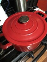 Red heavy crock/ oven  - by Food Network