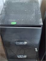 2 Drawer metal filing cabinet