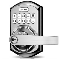 WF5609  TEEHO Smart Deadbolt Lock Knobs, Satin Nic