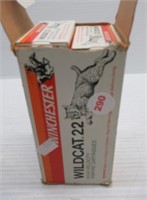 (500) Rounds of Winchester wildcat 22LR ammo.