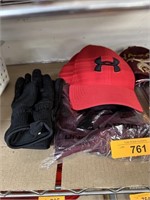UNDER ARMOUR HAT / NEW COMPRESSION SHIRT SZ S NOTE