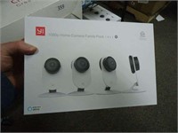 YI 1080P HOME CAMERA FAMILY PACK. 4 CAMERAS