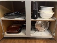 Contents of Kitchen Cabinet - Pots & Pans