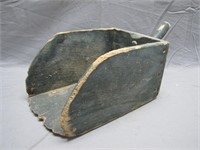 Vintage Wooden Farm Animal Feed Scoop