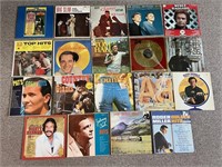 Lot of Record LP's, Country