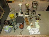 Candle Holders & Candle Sticks - Big Eclectic Lot