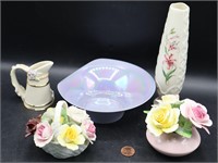 4 Pcs. Lenox, Bellem, Royal Doulton Bskt.+