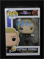 BRIE LARSON SIGNED CAPTAIN MARVEL COA