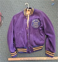 Vintage Iowa Valley Lettermans Jacket