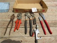 CHANNEL LOCKS, FENCE PLIERS, TIN CUTTERS, MORE