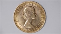 1967 English Gold Sovereign (Old Elizabeth II)