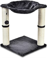 Basics Cat Condo Tree Tower With Hammock Bed And