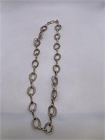 STERLING SILVER LINK NECKLACE