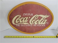 Coca Cola Sign (wood)