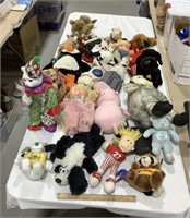 Lot of stuffed animals