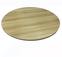 24IN DIY ROUND WOODEN TABLETOP - CHIPPED