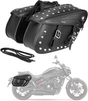 Motorcycle Saddlebags Synthetic Leather 2PCS