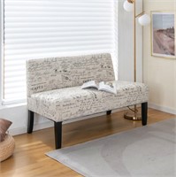 Costway Armless Loveseat Sofa