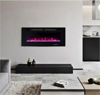 42 Inches Ultra-Thin Electric Fireplace Wall-Moud