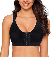 Women's Front Closure Sports Bra-L