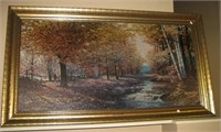 Framed "Autumn Wood Print" by Robert Wood.