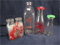 TRAY: ASS'T SILKSCREEN & OTHER DAIRY BOTTLES