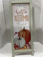 Hello Autumn Standing Sign