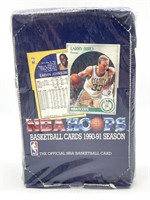 Unopened 1990-91 NBA Hoops Basketball Cards