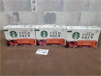 3x Cold brew caramel coffee pods starbucks