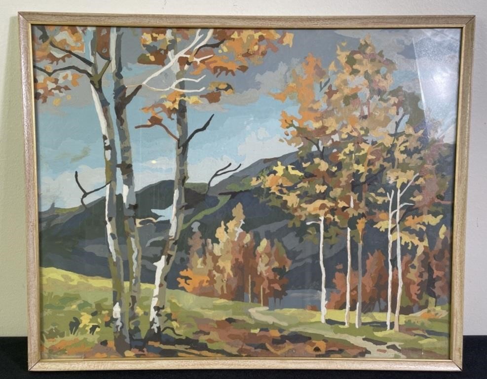 ‘Fall Trees’ Paint By Number (A)