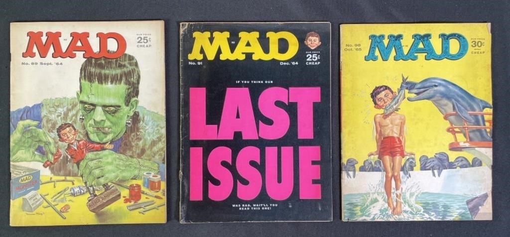 1964-65 MAD Magazines (3)