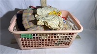 Vintage Doll Clothes in Basket