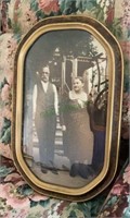 Instant ancestor photograph in a beautiful glass