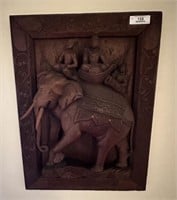 Asian Carved Wall Hanging