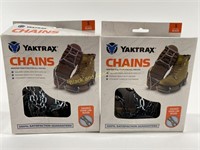 (2) NEW Yaktrax Footwear Chains