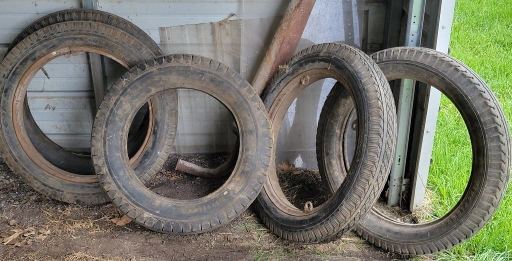 APPROX 5 MODEL T TIRES