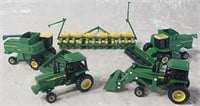 Miniature John Deere Die Cast Replica Farm Toys