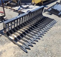 Quick Attach Rock Rake