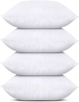 NEW $43 Bedding Throw Pillow, 4 Pcs