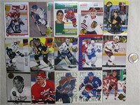75 cartes de hockey “Recrues”