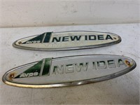 Vintage new idea metal emblem signs