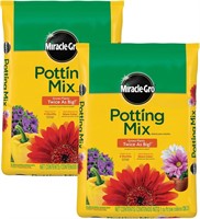 Miracle-Gro Potting Soil  1 cu. Ft.  2 Pack