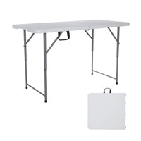 ANJONG ANJ 4ft Folding Table Outdoor Tables Picnic