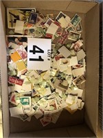 Flat of Old Stamps