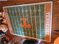 UT Volunteers rug! Approx 5 feet 4 inches by 7