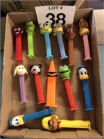 Flat of PEZ Dispencers