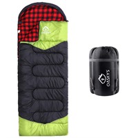 oaskys Camping Sleeping Bag - 3 Season Warm & Cool