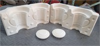 5 Large Ceramic Molds