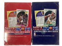 (2) 1990-91 Sealed Hoops Series 1 & 2 Basketball