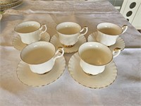 Royal Albert 'Val D'or' Teacups & Saucers